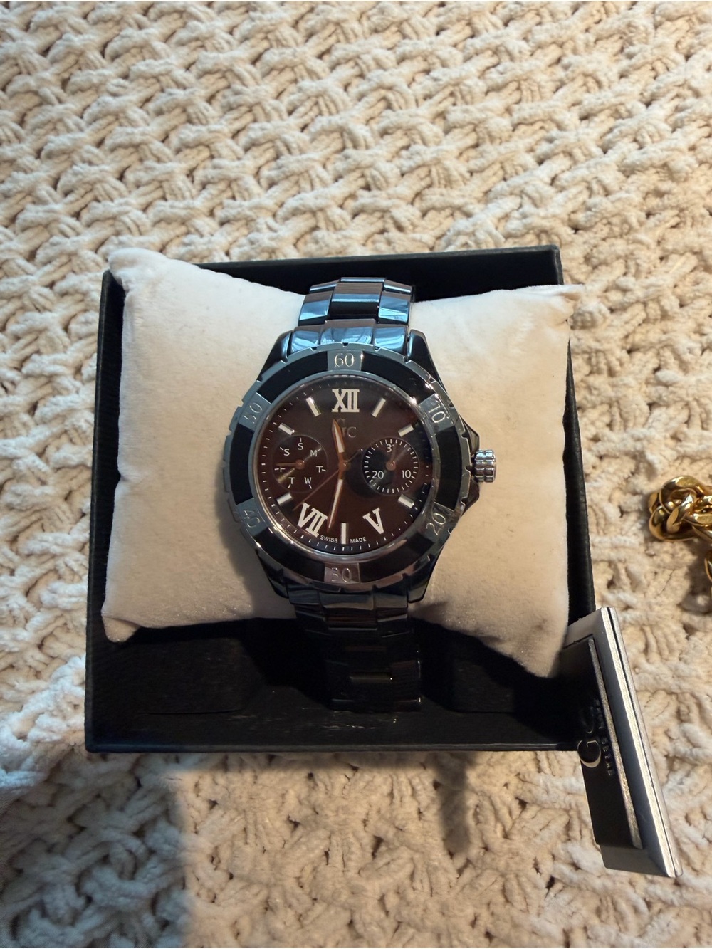Black Ceramic Sapphire crystal Swiss made Watch - GC - Picture 3 of 3